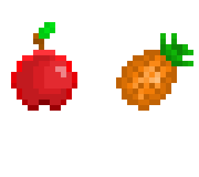 fruits 1 (apple and pineapple) edit