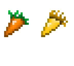 fruits 3 (carrot and golden carrot)
