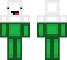 green bed
