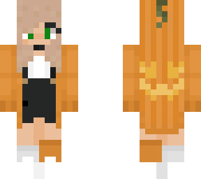 halloween pumpkin girl