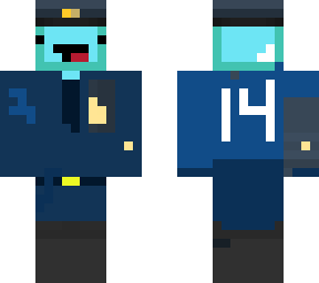 homemade skeppy police skin