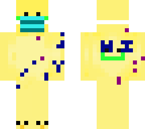 my little brother edited my first skin which is quack skin
