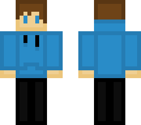 plastic blue hoodie
