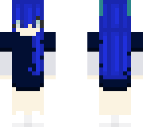 purple hair wolf girl
