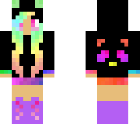 rainbow panda girl