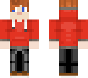 red hoodie