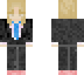 trini in a suit
