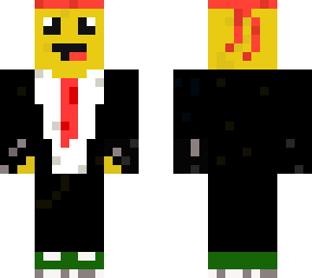 yellow man in suit