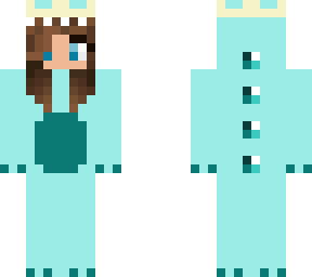 baby teal dino onsie but a queen