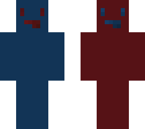 blue, red, purple illusion