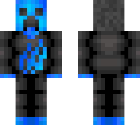 blue creeper with hoodie