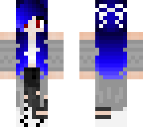 blue hair girl :)