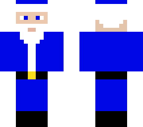 blue santa