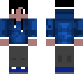 boy with blue hoodie