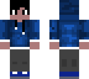boy with blue hoodie(with hood)
