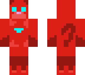 cat cyborg red