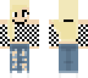 checked crop top