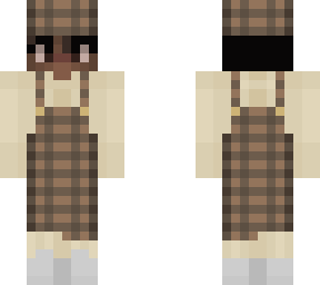 checkered skin man