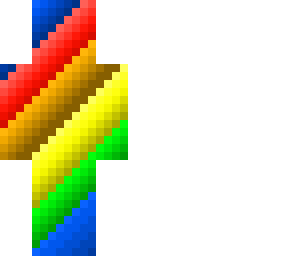 colorful straws pixel art
