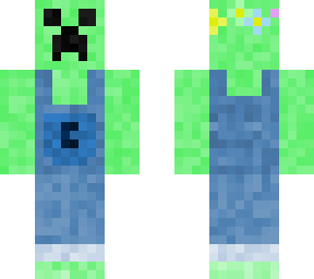 creeper in overalls