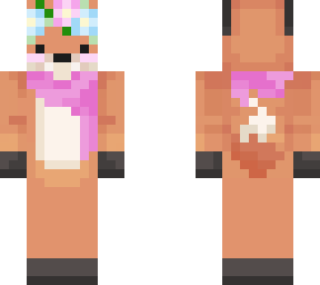cute flower fox