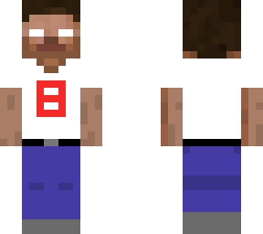 herobrine with an 8 on his shirt