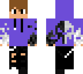 periwinkle reverse boy in hoodie