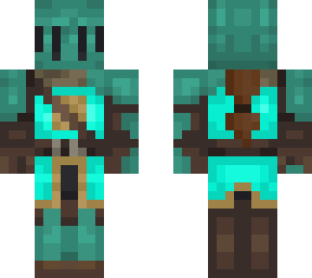 prismarine knight (female with diamond trim)