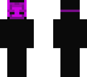 purple demon mask