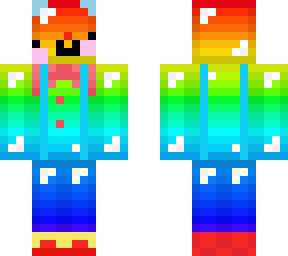 rainbow clown