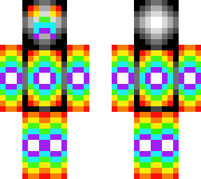 rainbow minecraft creeper