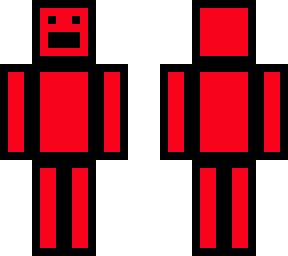 red and black