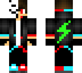 red and blue lightning (hacker)