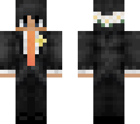 sapnap wedding suit flowers