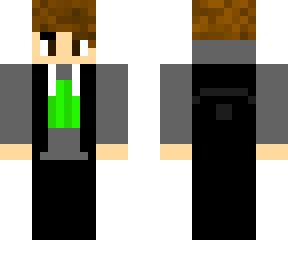 skin with backpack