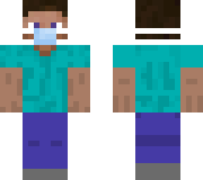 steve with a mask