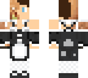 the boy who turns into a piglin maid
