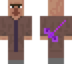 villager with a war hammer