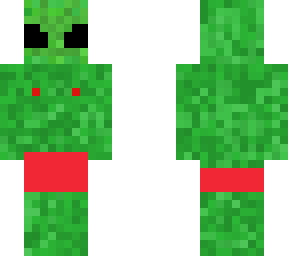 alien in a swimsuit?