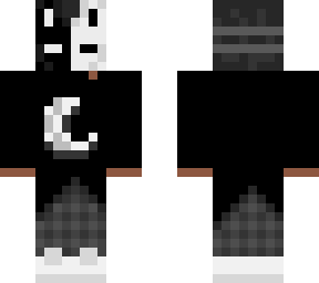 black and white