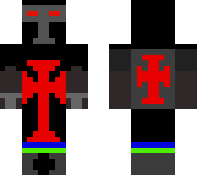 black knight with red crosses