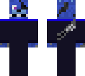 blue commander tonnie/evil bonnie