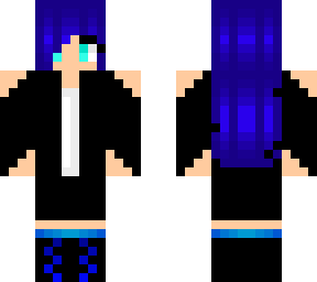 blue girl effect