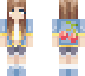 cherry blue girl