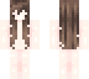 derp skin base - girl with brunette hair