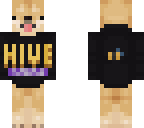 doge in hive hoodie!