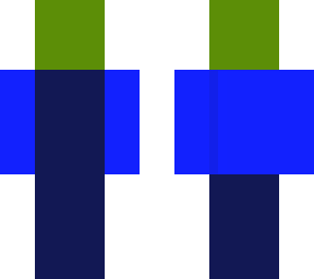 green and blue