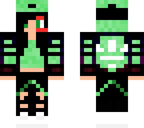 green cool gamergirl