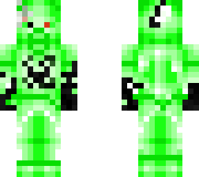infected green steve