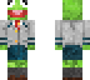 kermit in bnha uniform (girl uniform)